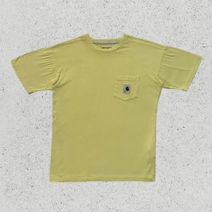Carhartt WIP Women’s Yellow Pocket T-Shirt